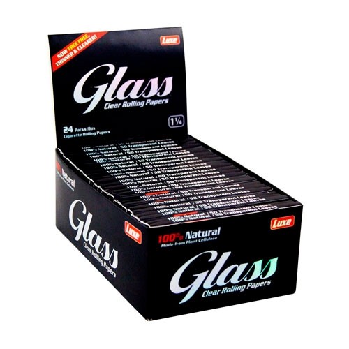 Caja papel fumar Glass 1 ¼